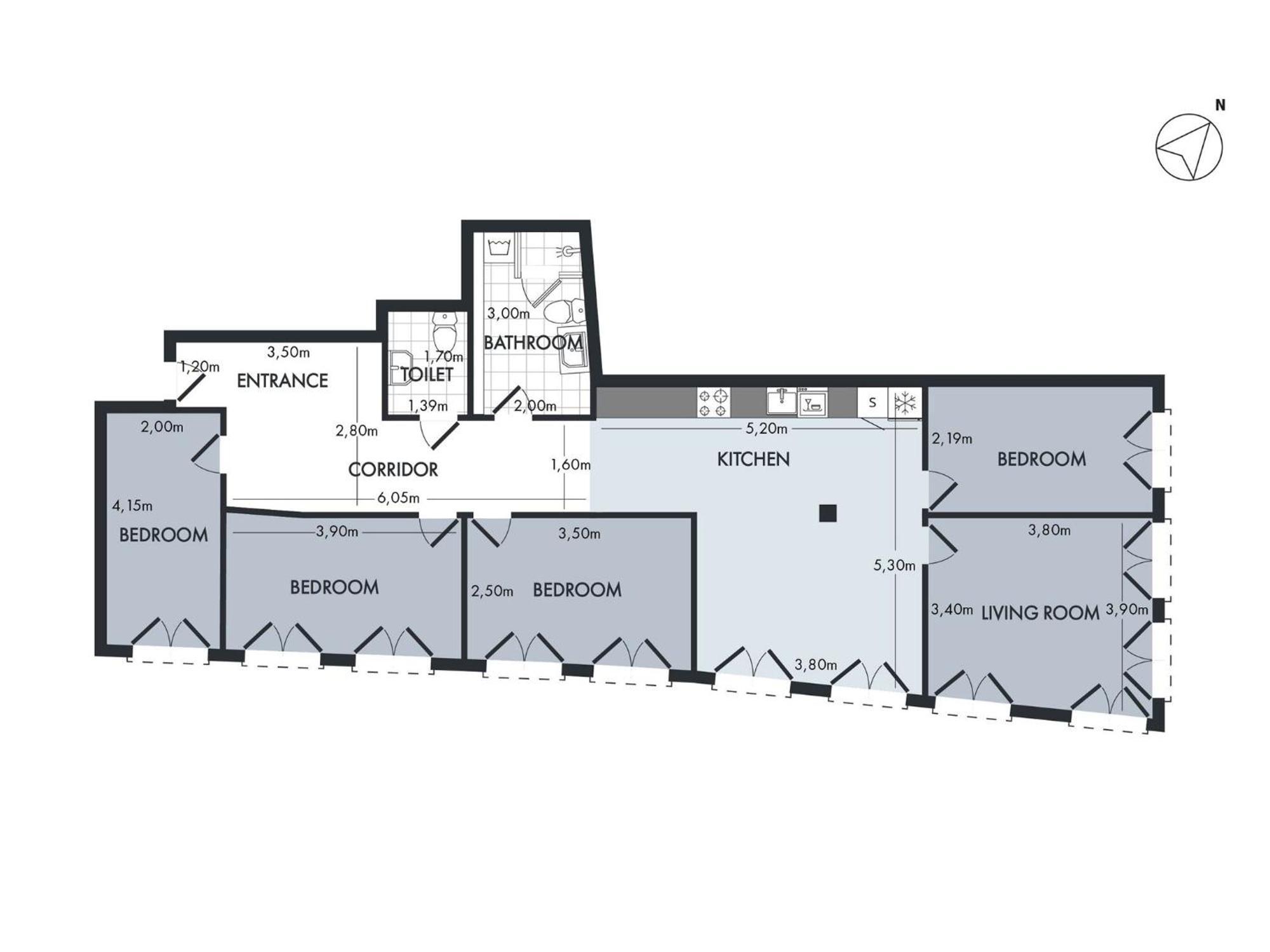Sanders Leaves - Pleasant Four-bedroom In Downtown Kopenhagen